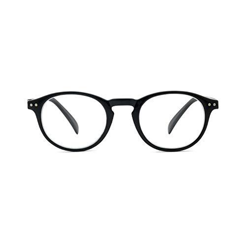 MyRead MyRead(Model 103) Reading Glasses with Duraflex spring hinge available with attractive Case | Ideal for Men & Women - Near Vision glasses | Power +2.75 Black colour