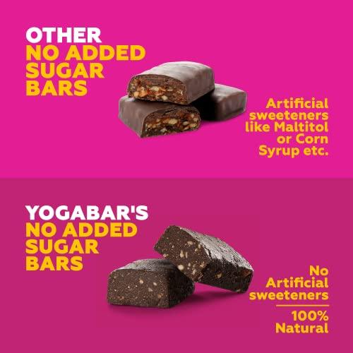 Yogabar Yogabar No Added Sugar Double Chocolate Protein Bars | Pack of 6 | 420g