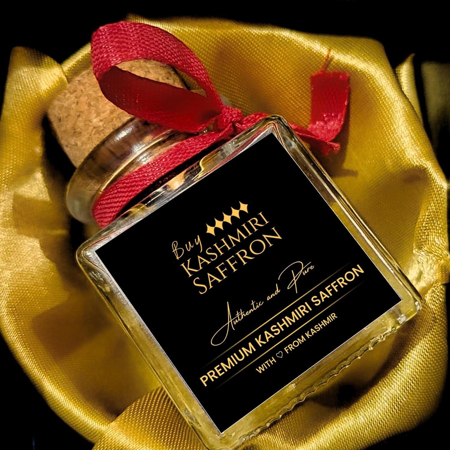 Buy Kashmiri Saffron Premium Kashmiri Saffron Kesar Zaffron directly from Kashmir | 100% Pure Kashmiri Saffron, Kashmiri Kesar/Original Kashmiri Saffron/Kesar, Hand Harvested, Saffron for pregnant women 2g