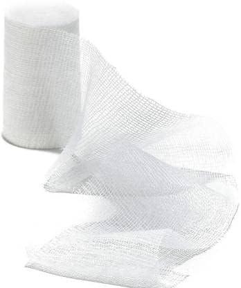 LISAMED LISAMED Gauze Roller Bandage Cloth for Hospitals, Nursing Homes, Dispensaries & Domestic household (for first aid) (15 CM X 3 M (10 PIECES))