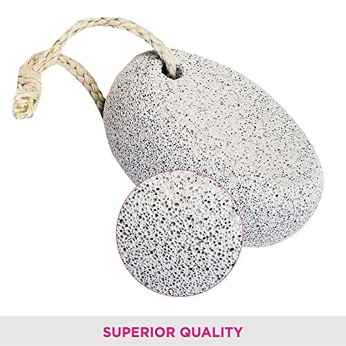 Glamlooks Professional Glamlooks Professional Pumice Stone for Foot Scrub, Pedicure Stone to Remove Dead Skin & Corns, Pumice Stone for Foot & Body Scrub, Exfoliating Stone for Foot Cleaning for Women & Men (Pack of 2)