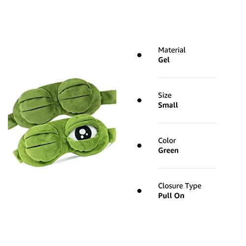 bumsufon Sleep Masks for Women,Cute Frog Funny Eye Masks for Adults Kids Funny Blindfold with Eyes Open Sleep Mask Sleep Mask for Sleeping