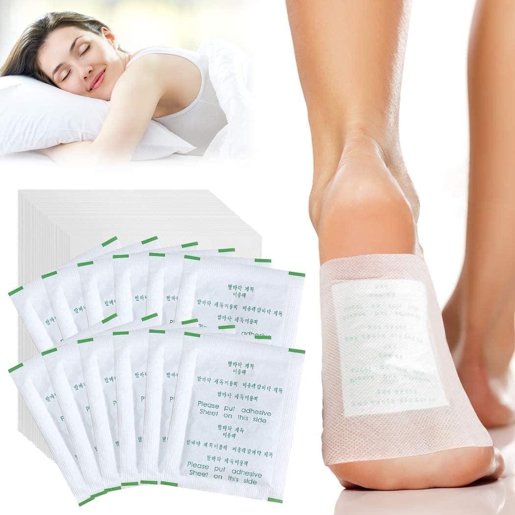 kapmore kapmore Foot Pads, 100 Relief Foot Pads And 100 Adhesive Sheets For Removing Impurities, Relieve Stress Improve Sleep
