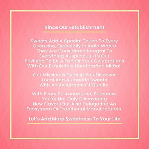 Sri Annapurna Sri Annapurna Cashew Caramello Sweets Box Healthy & Tasty Indian Mithai Delicious Cashew Caramello Mithai Box Suitable for Any Occasion Made up of Pure & Natural Ingredients (Weight- 500 Gms)