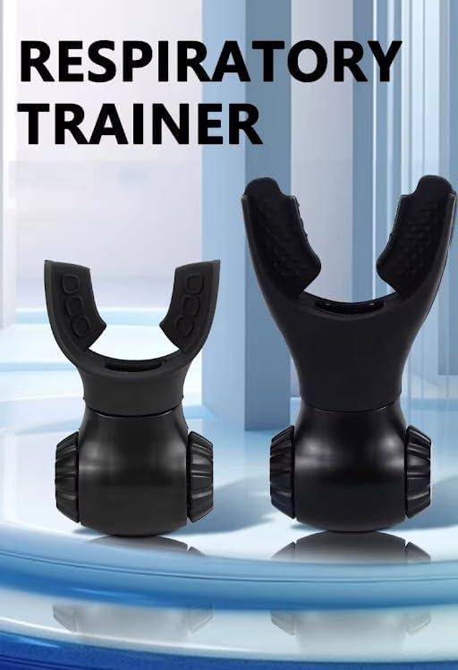 INFINIBYTE Breathing Trainer - Adjustable Resistance Respiratory Trainer for Running and Fitness, Enhances Respiratory Muscle Endurance (Second & Third Generation) (Second Generation)