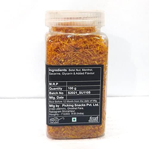 ANAND ANAND Kesar Sali Mouth Freshner| After Meal Snack Jar - (Pack of 1, 100 gram)