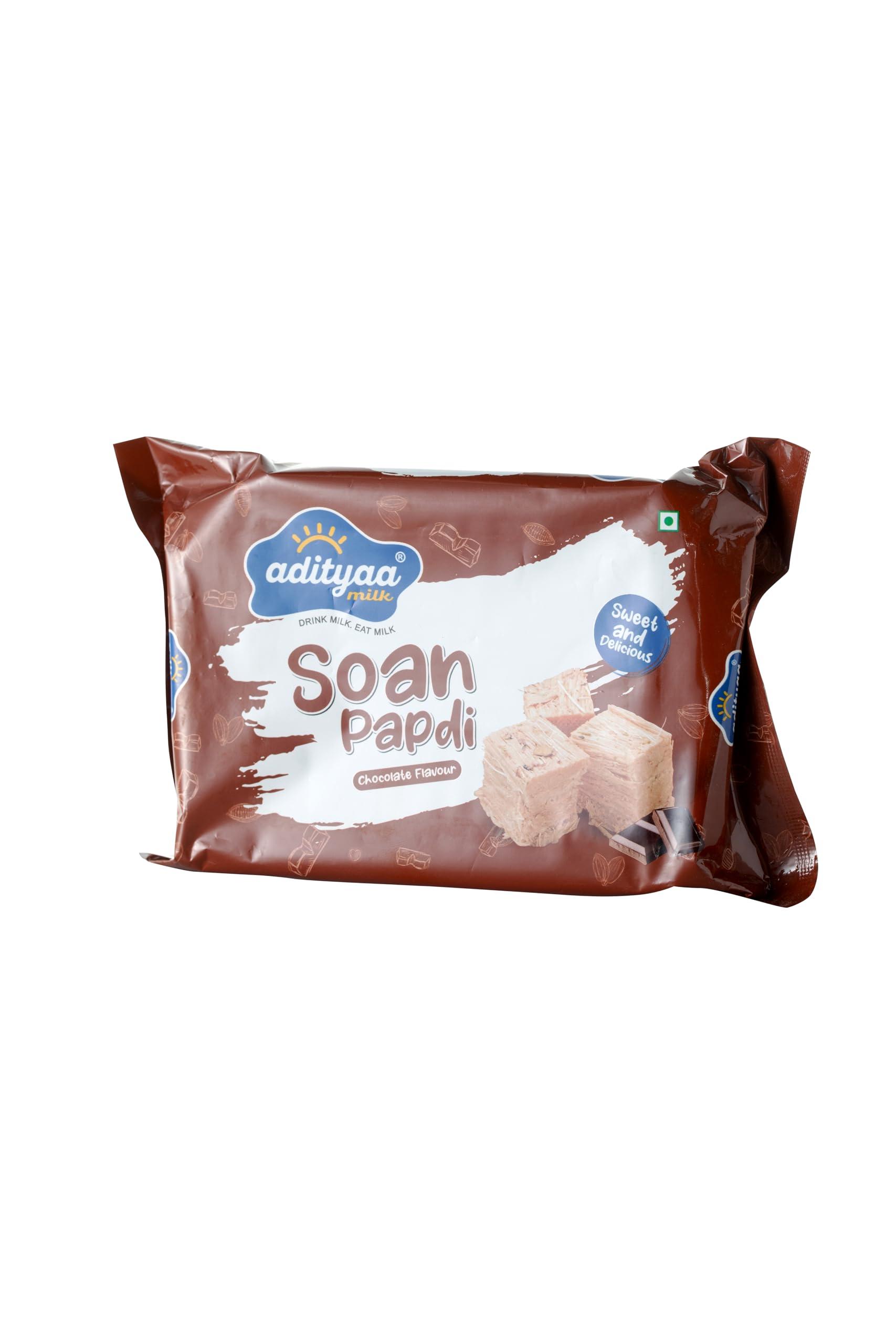adityaa milk adityaa milk Soan Papdi (Chocolate Flavour, 250 gm)