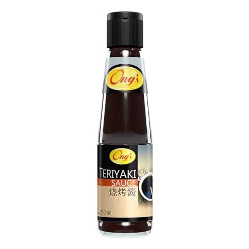 ONG\'S ONG\'S Dark Soya Sauce| Light Soy Sauce | Teriyaki Sauce (210 ml each) | combo pack of 3 | product of Singapore |