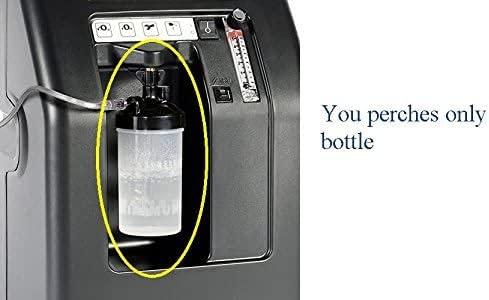 Rilekh Rilekh Humidifier Bottle with Connector for Oxygen Concentrator for Home Patient | Hospitals | Nursing care Compatible with all Types of Machines (Bottle with connector)