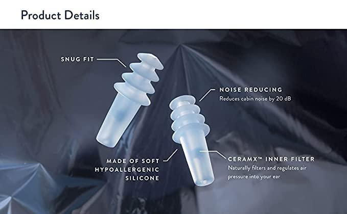 James International James International Kids Earplanes, Earplugs Airplane Travel Ear Protection, Prevent In Flight Ear Discomfort, Earplanes The Original Pressure Preventing Earplug For Both Kids And Adults (Kids 1 Pair)