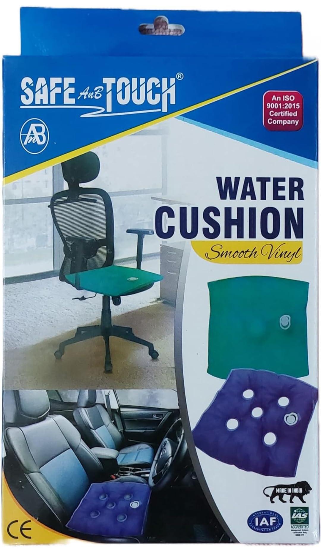 SAFE ANB TOUCH SAFE ANB TOUCH Water Cushion for Chair | Car Cushion for Car Seat, Pregnancy, Old People, Office Chair with Active Cooling, Water Cushion