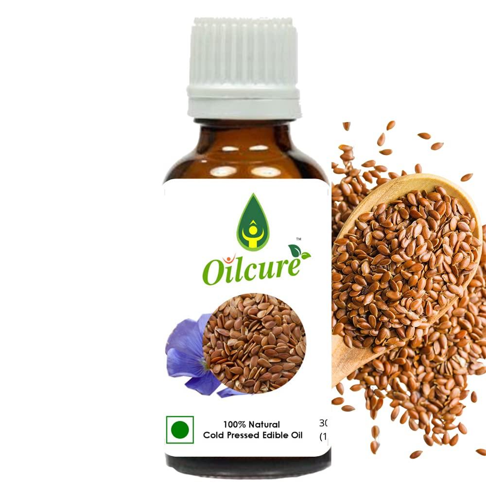 Oilcure Oilcure Flaxseed Oil | 30 ml | Cold Pressed