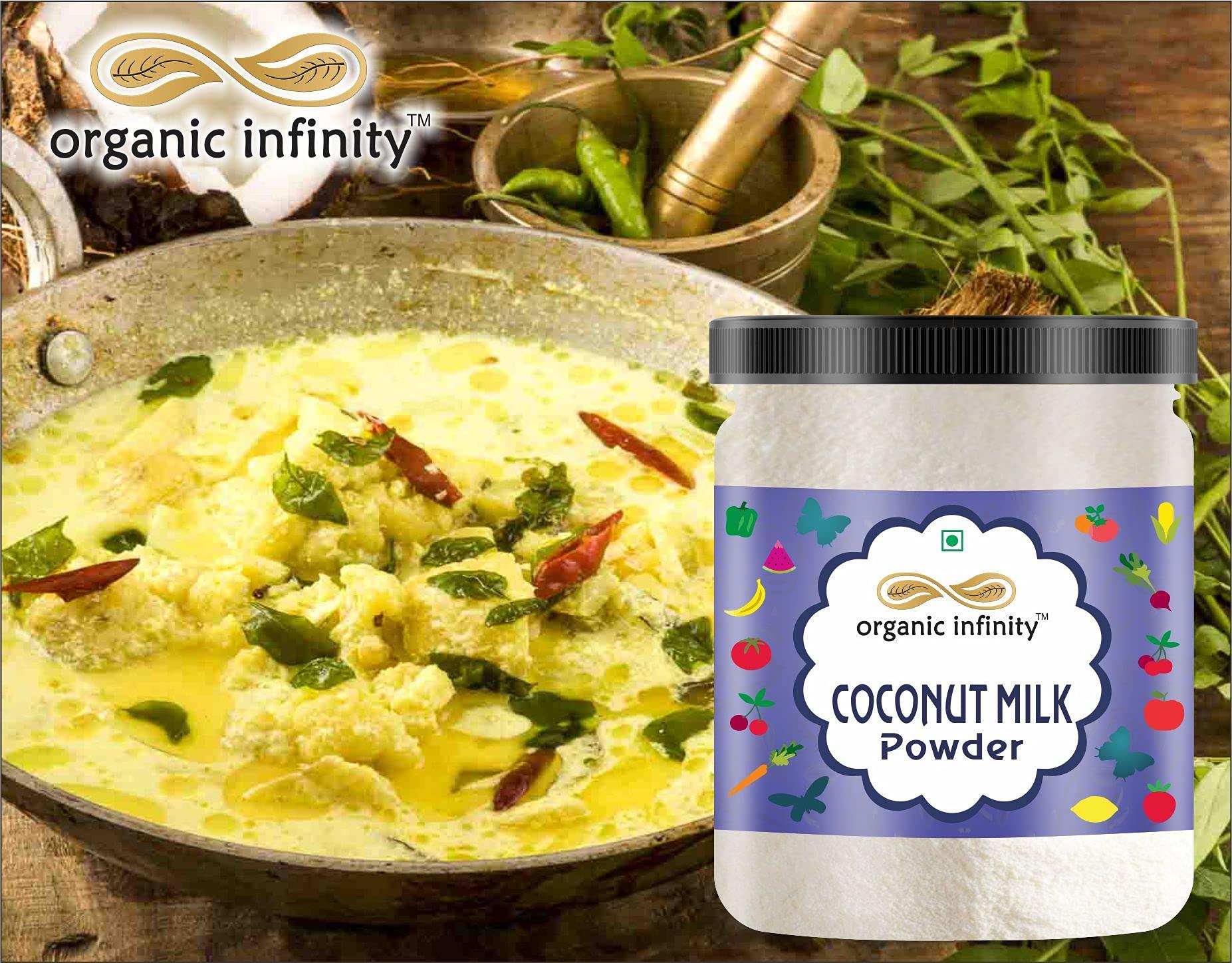 organic infinity Organic Infinity Coconut Milk Powder | Keto Friendly | Dairy Free - 100 GM by Organic Infinity