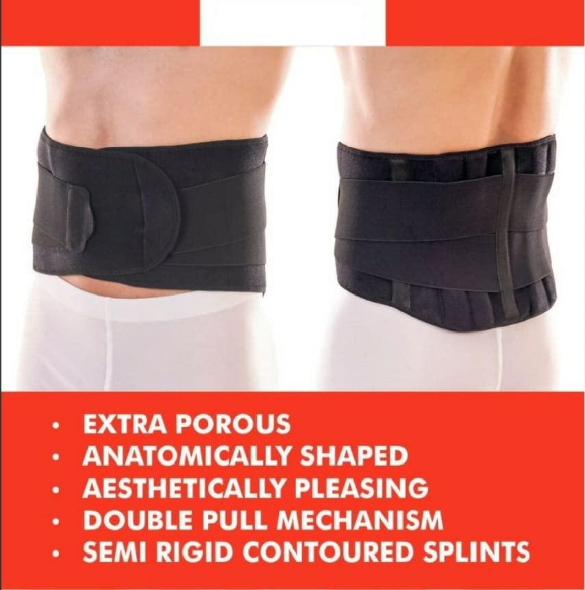 DipNish DipNish Lumbo Sacral Belt Lumbar Corset Lower Back Pain Relief Brace for Orthopedic Sacral Waist Back Support Sciatica - Tailbone Back Posture Corrector Lumbar Pain Belt