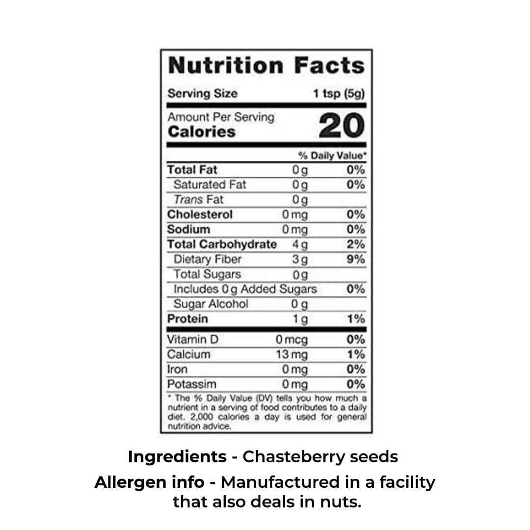 Botanical Sage Botanical Sage- Chasteberry seeds for tea 500g | Vitex Agnus-Castus | Monk's pepper |Good for Women