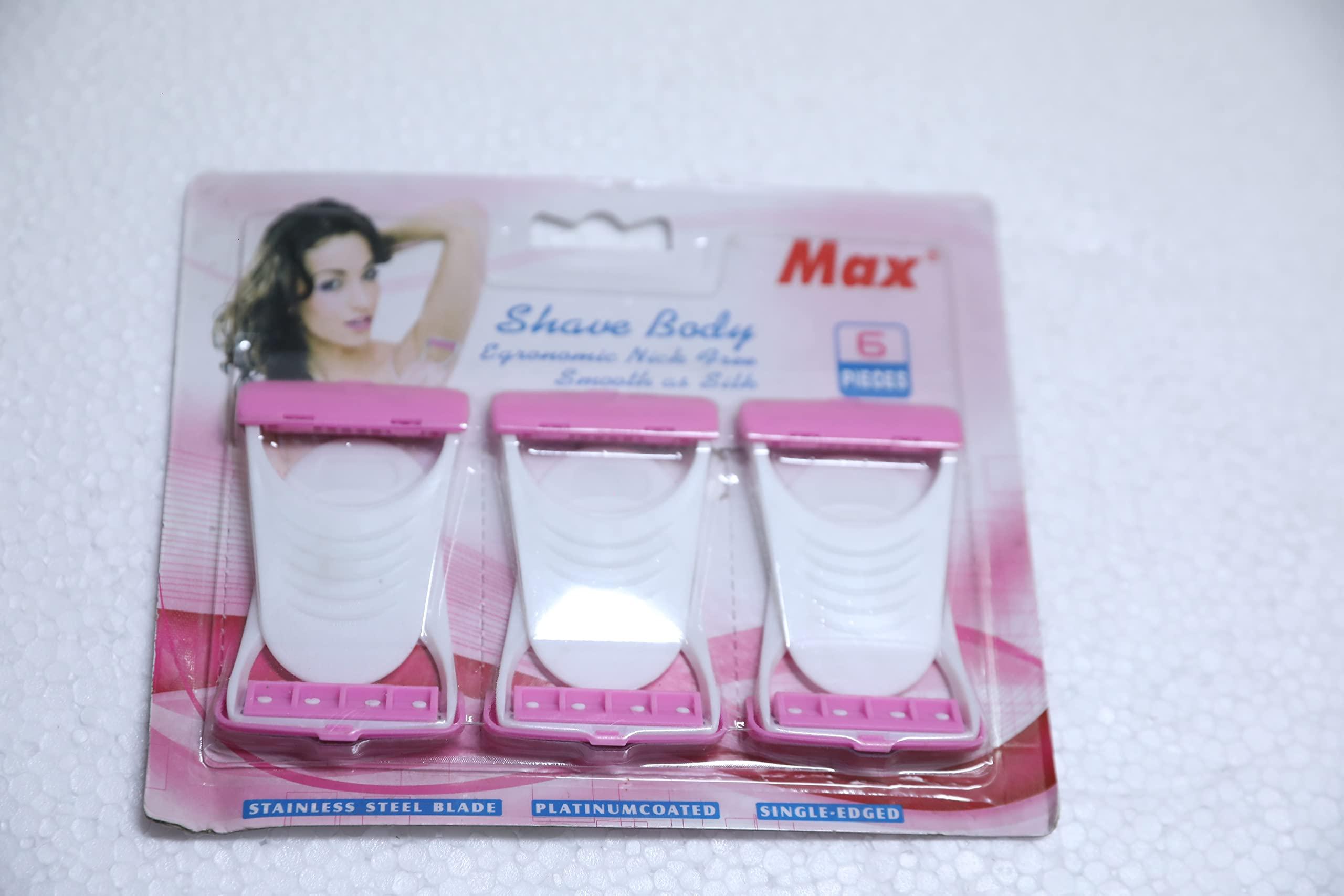 VAZRASHRI VAZRASHRI Max Body Shaver &Hair Removal | Disposable MAX Body & Shaving Razor Max Disposable Shave Body Razor Hair Removing Razor Pack of 3