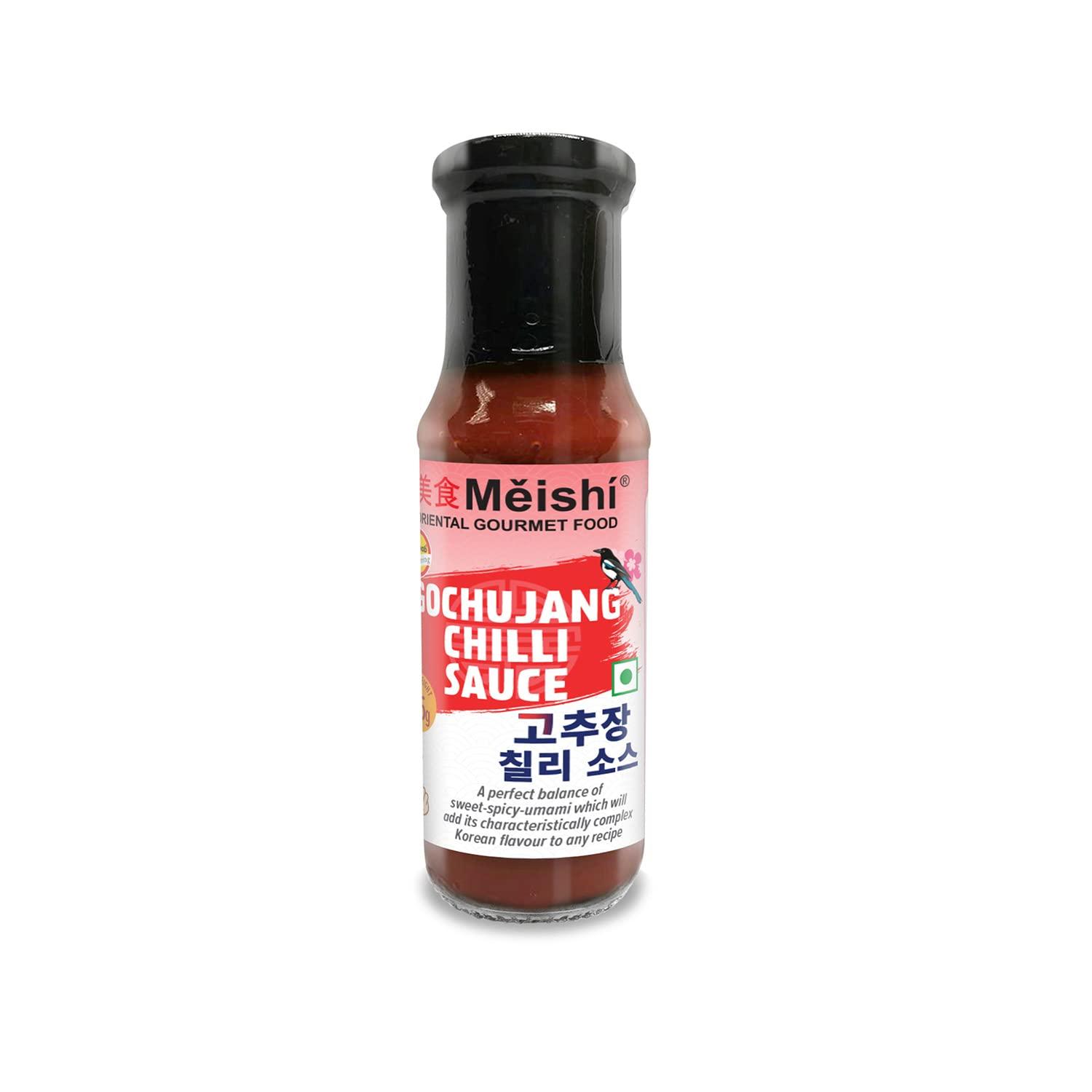 Meishi Meishi Korean Gochujang Chilli Sauce,175g | Perfect balance of Sweet, Spicy, Umami add Korean Flavour to any recipe