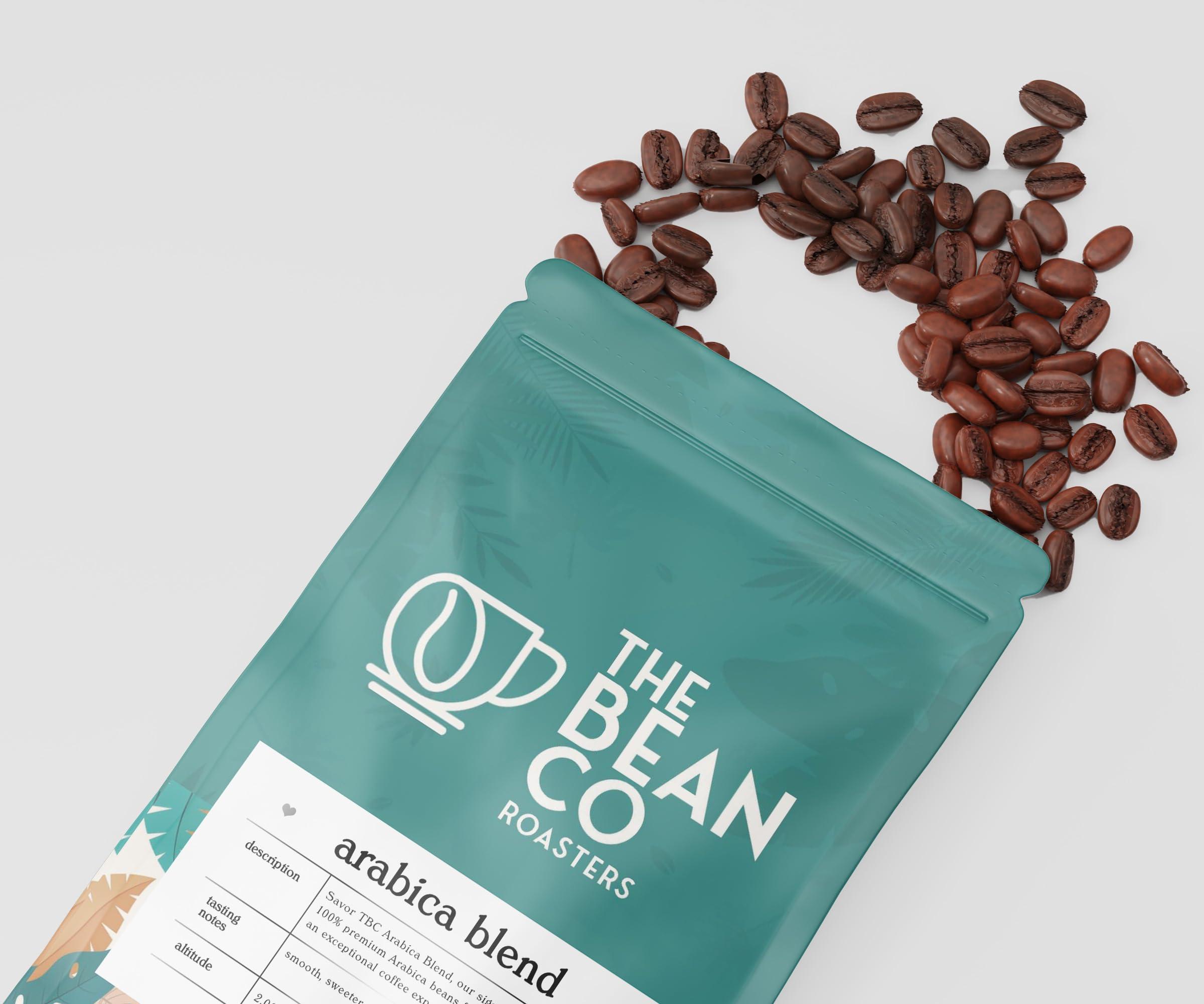THE BEAN CO THE BEAN CO Arabica Blend | Medium Roast | Roasted Coffee Beans | 100% Arabica (Whole Bean, 500 g)