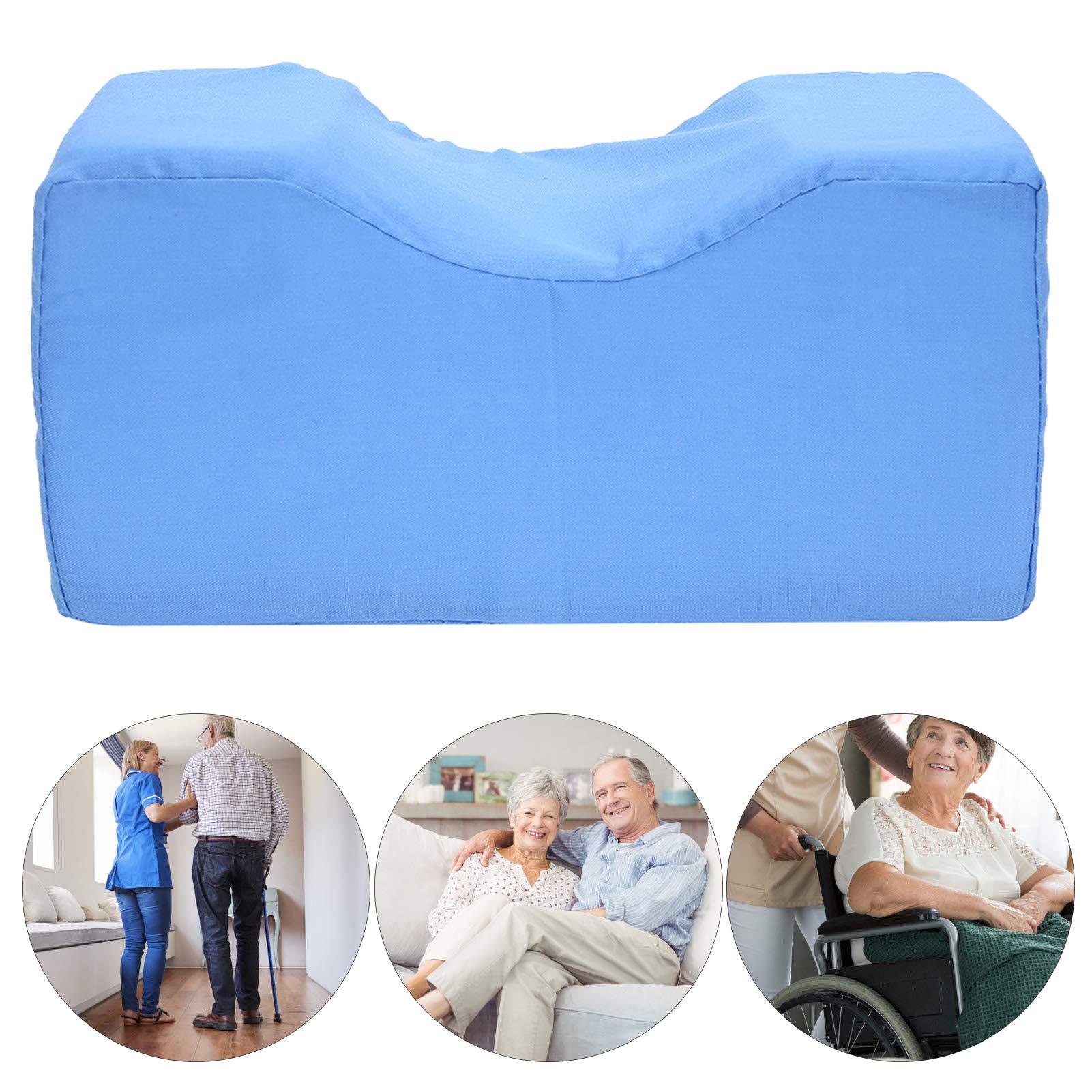 Smandy Knee Support Pillow, Elevate Feet Protector Concave Pad Sponge Breathable Ergonomic Design Comfortable for Elderly for Protecting The Ankle for Legs Ankle