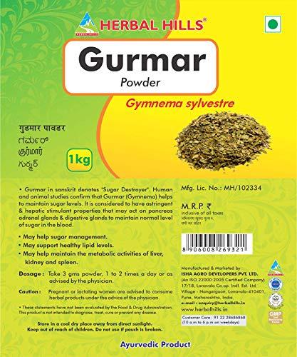 HERBAL HILLS Herbal Hills Gurmar Powder | 1 Kg Pack