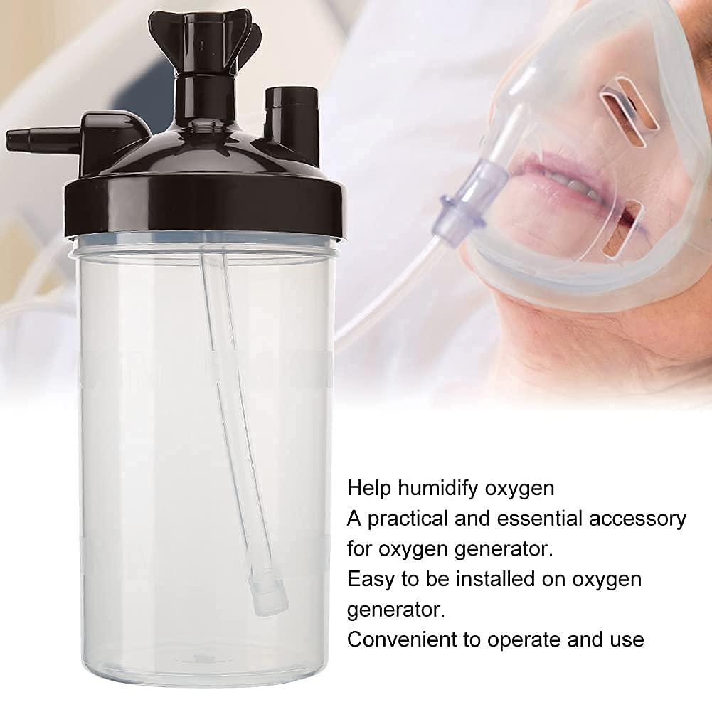 MCP MCP Humidifier Bottle for Oxygen Concentrator with Connector,white,grey