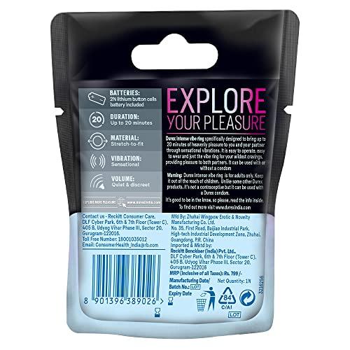 Durex Durex Condoms, Extra Thin - 10 Count & Durex Play Vibrations Massager Ring