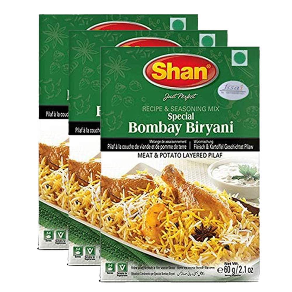 Shan Shan Special Bombay Biryani Masala, 2.12 Oz 60 G, 3 Pack - Powder
