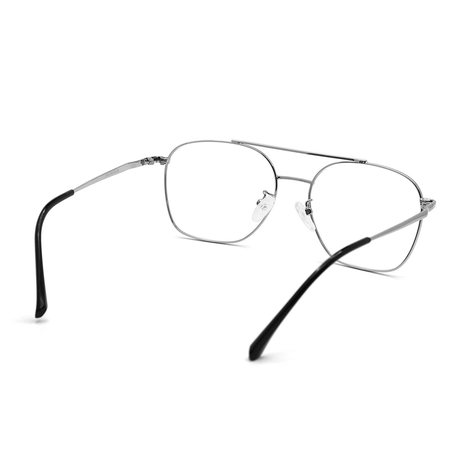 DESIZER DESIZER Desire Unisex Square Eyeglasses Reading Zero Power Blue Light Blocking Computer Eye Protection Glasses Anti Blue Ray Eyewear