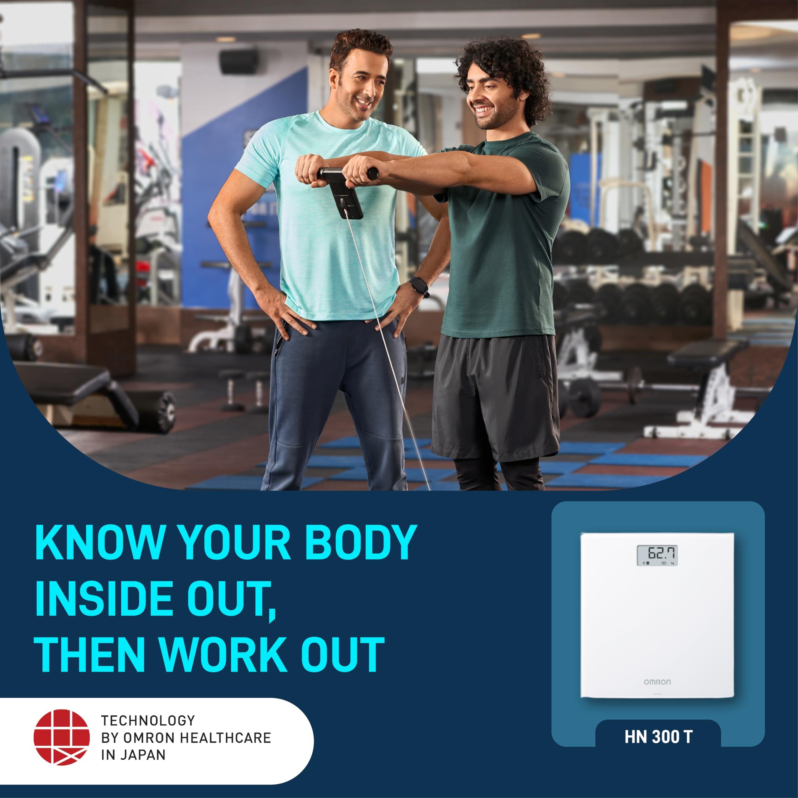 Omron Omron HN 300T Ultra Thin Bluetooth Enabled Automatic Personal Digital Weight Scale