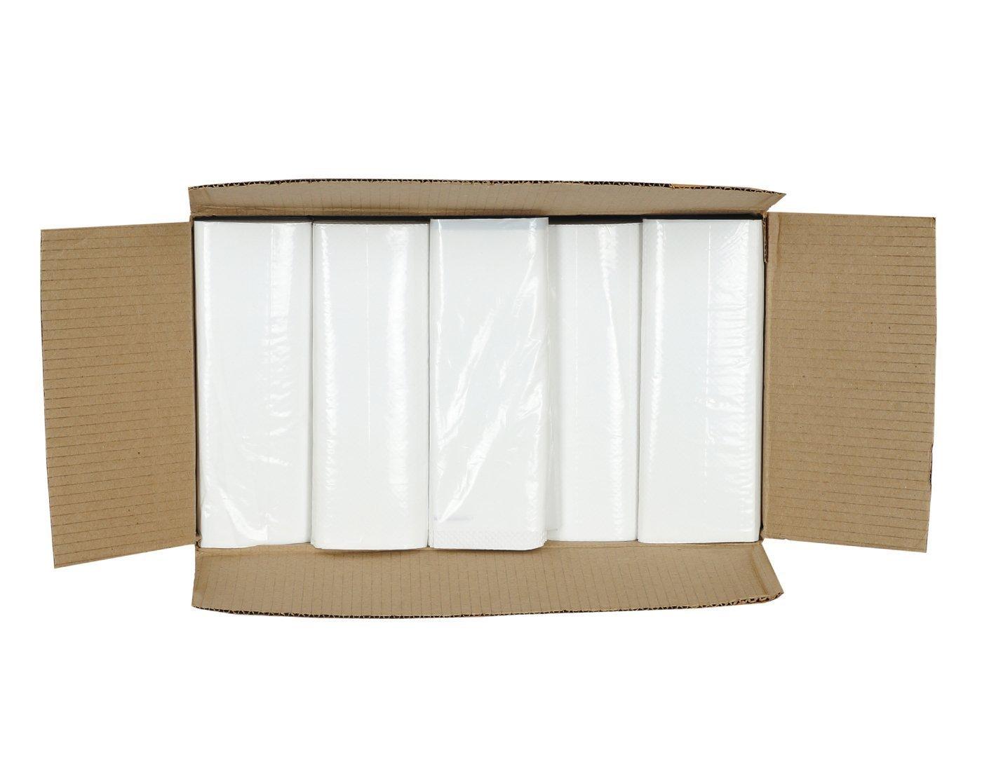 Somani Somani M fold Tissue paper | Paper towel | Absorbent | Single ply | Commercial white (150 Pack*4=600 Paper towels)