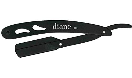 Diane Diane Professional Straight Edge Shaving Razor, Black, 0.15 lb