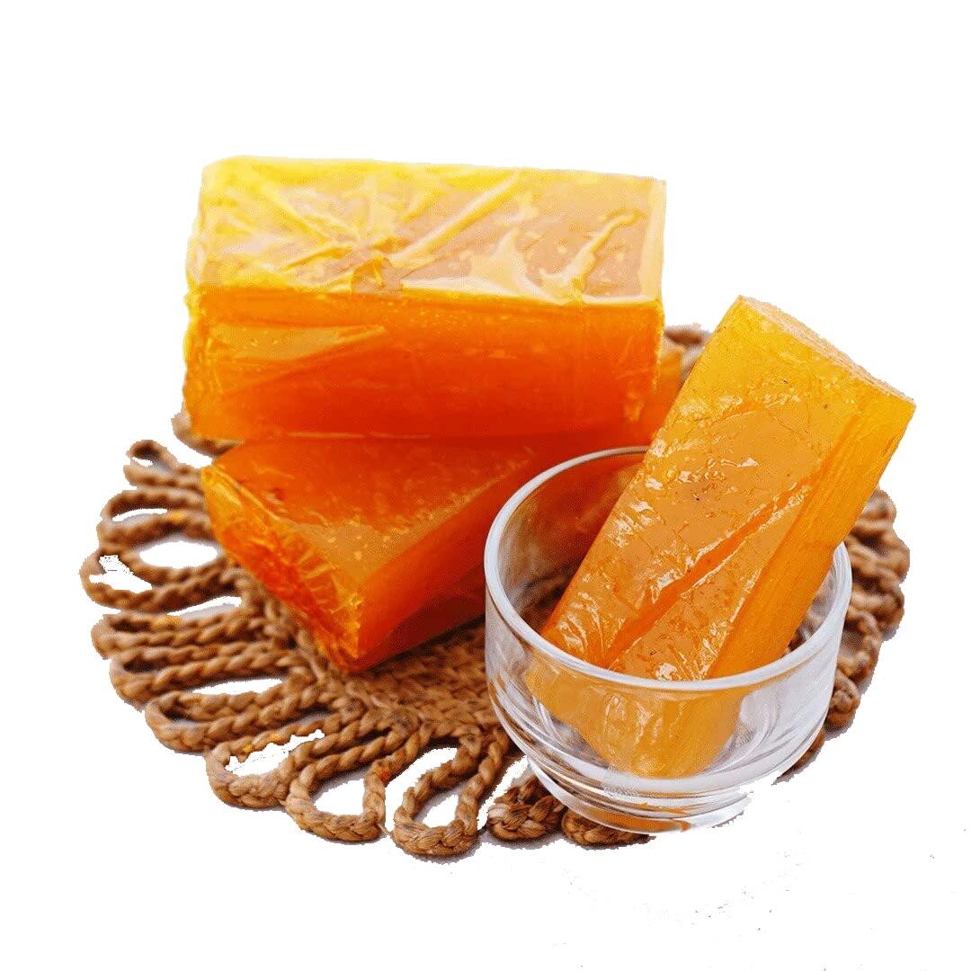 COCAMI Natural Mango Jelly | Aam papad Slice bar | Khatta Mitha meetha | mamidi Tandra - 250 grams