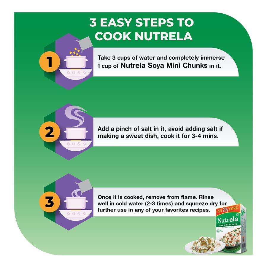 NUTRELA Nutrela Mini SOYA Chunks, 200 g