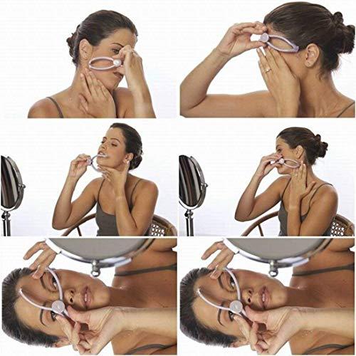 JRT JRT Slique Eyebrow Face and Body Hair Threading and Removal System Tweezers for Women (Multicolour)