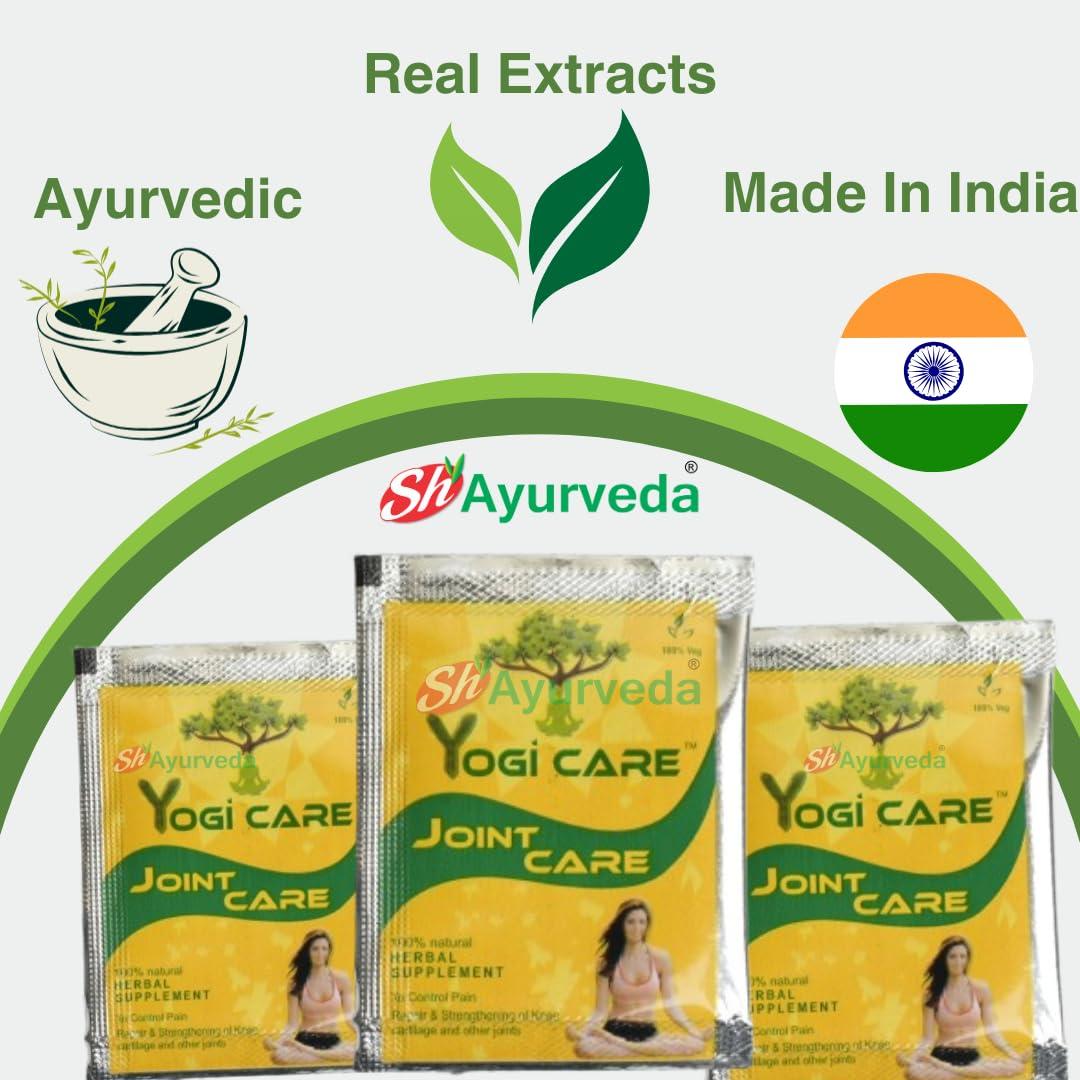 SWAMI HERBAL AYURVEDA Yogi Care Joint Powder By Swami Herbal Ayurveda Pure Natural Organic Pain Relief For Joint Pain Reliever 4gm Pouch Packing (Pack of 112)