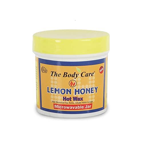 BODYCARE The Body Care Microwavable Lemon Honey Hot Wax - 200g (Pack of 4) | Effective Hair Removal