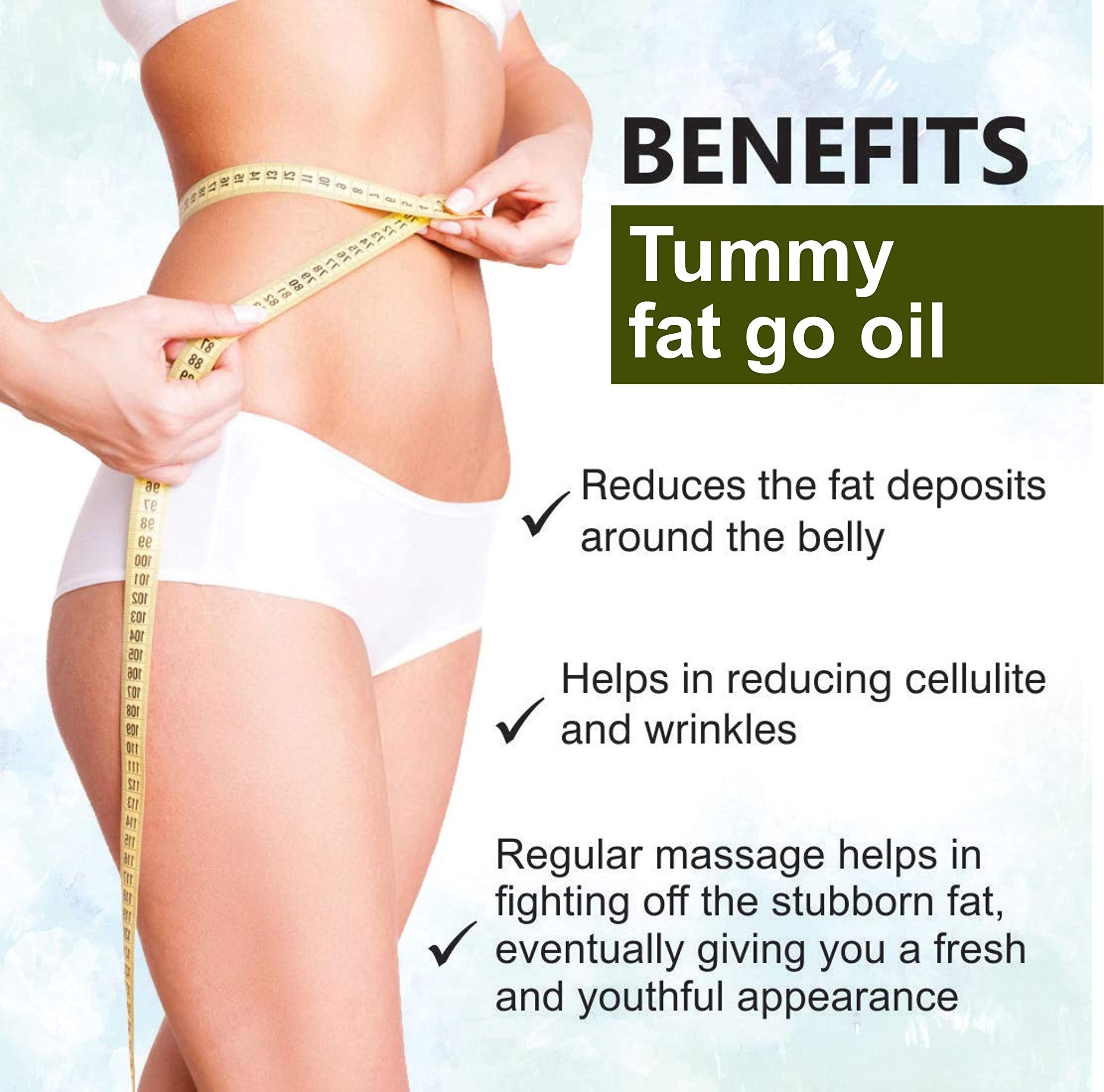 LOVELOOK Lovelook Tummy Fat Go Oil - Fat Burning, Body Fitness Slimming Oil for Men & Women (100 ml)