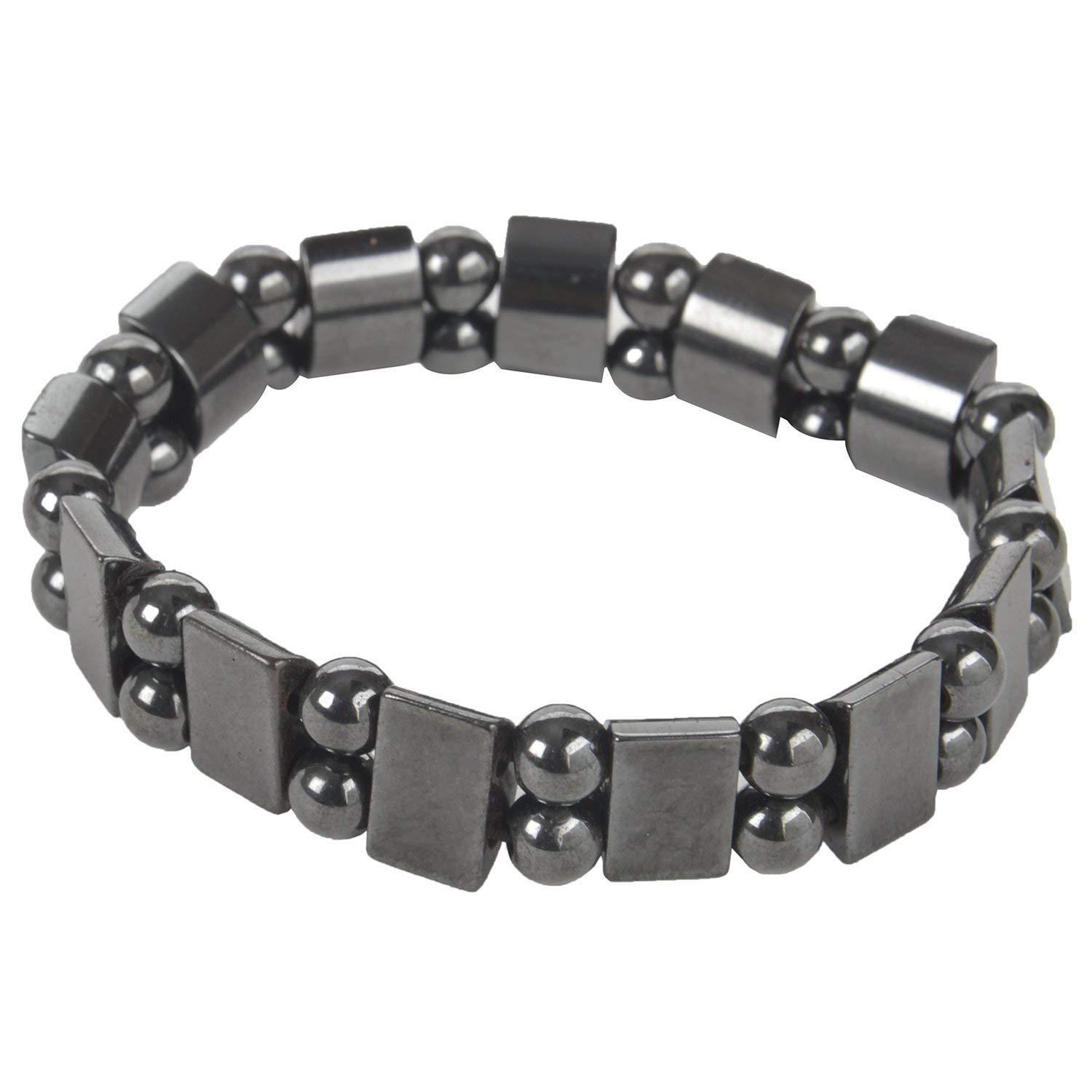 ACUPRESSURE INDIA Acupressure India Magnetic BP Control Bracelet (Free Size, Metallic)