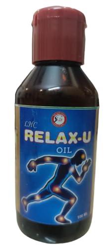 LHC RELAX-U LHC RELAX-U Ayurvedic Oil [100 ml] for Relief from Knee and Joint Pain,Muscle Pain, Osteoarthritis Visible Improvement in 7 days