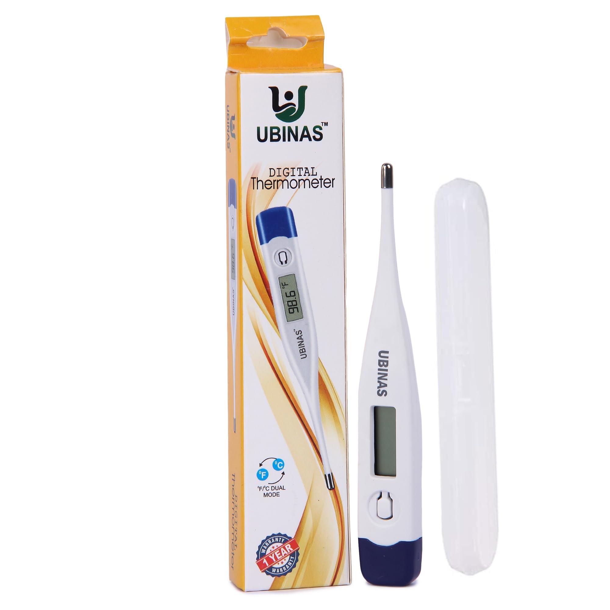 Ubinas Ubinas Advance Nebulizer Kit With Digital Thermometer | 80 Inch Long Tube Nebulizer Best In One Combo Nebulizer & Thermometer (White)
