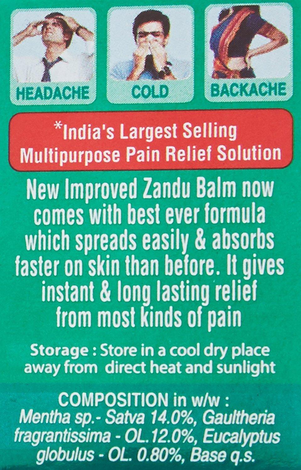 Zandu Zandu Balm 8ml [Pack of 20]