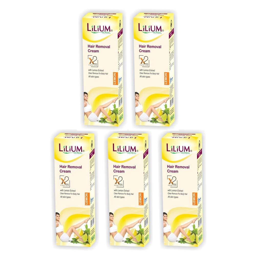 Lilium Lilium Lemon Hair Removal Cream 50g Pack of 5