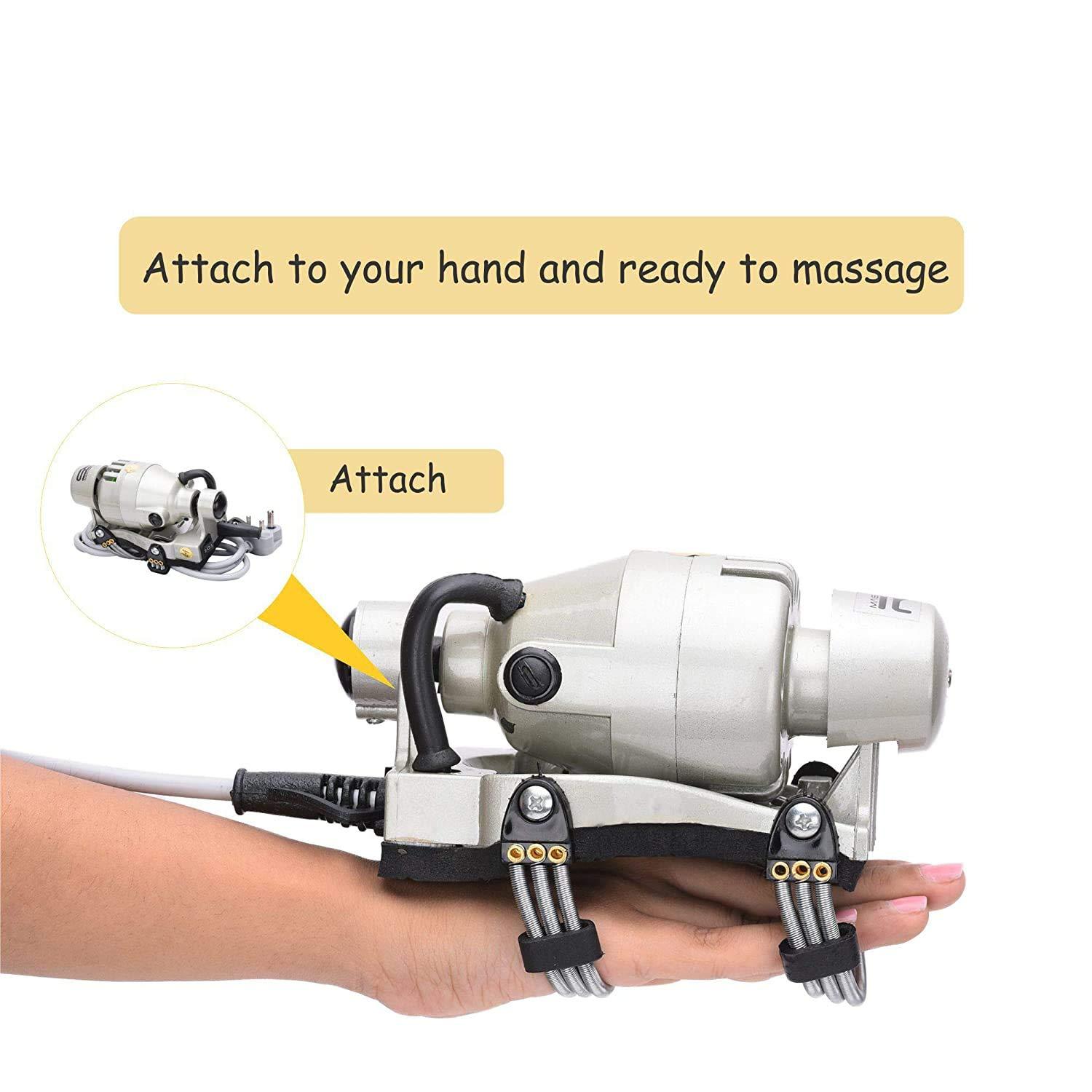 Thermocare THERMOCARE Powerful Double Speed hand massager for pain relief (Silver)