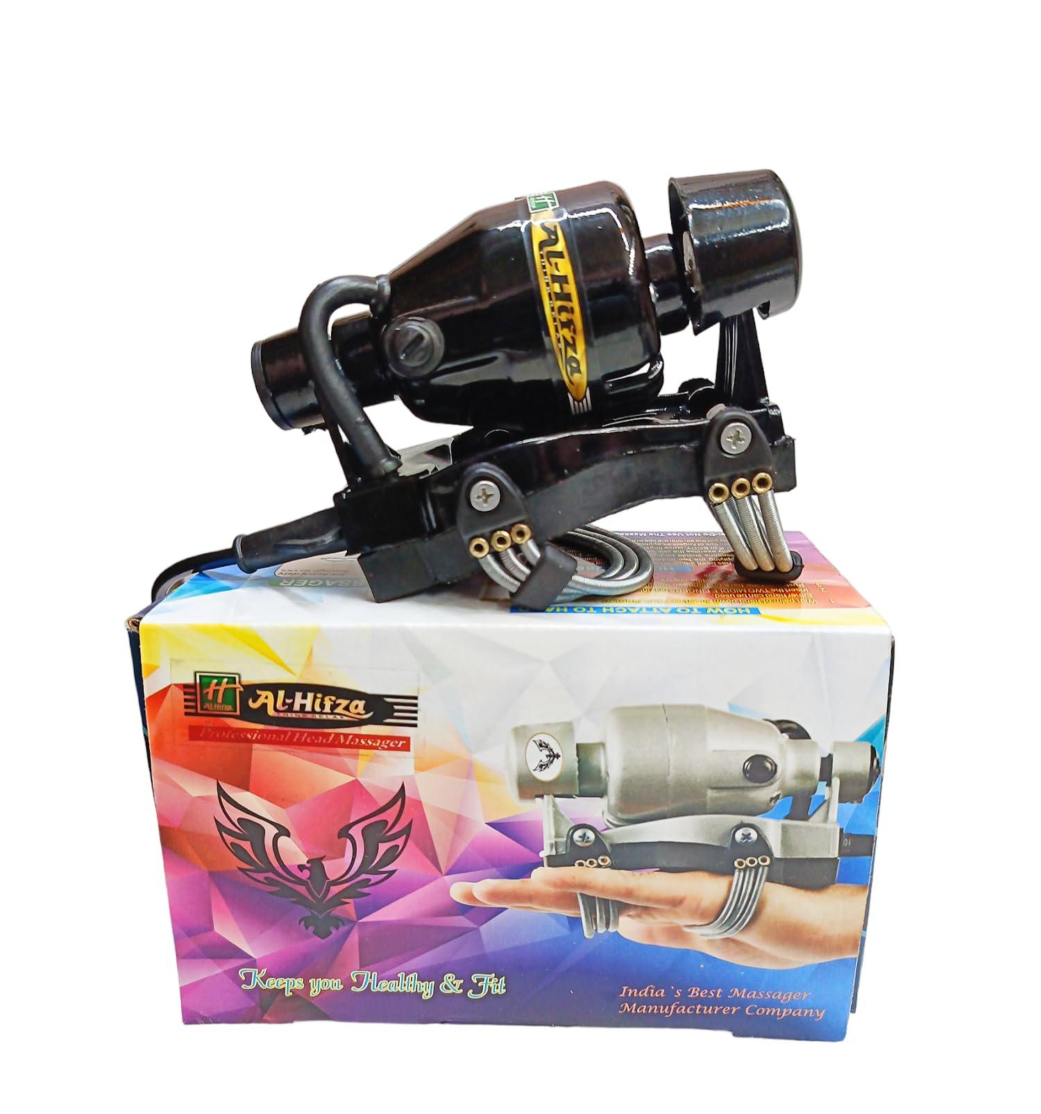 AL HIFZA Al HIFZA Handy Powerful Floating Action Body/Head Massager/Double Speed Handy Massager (black)