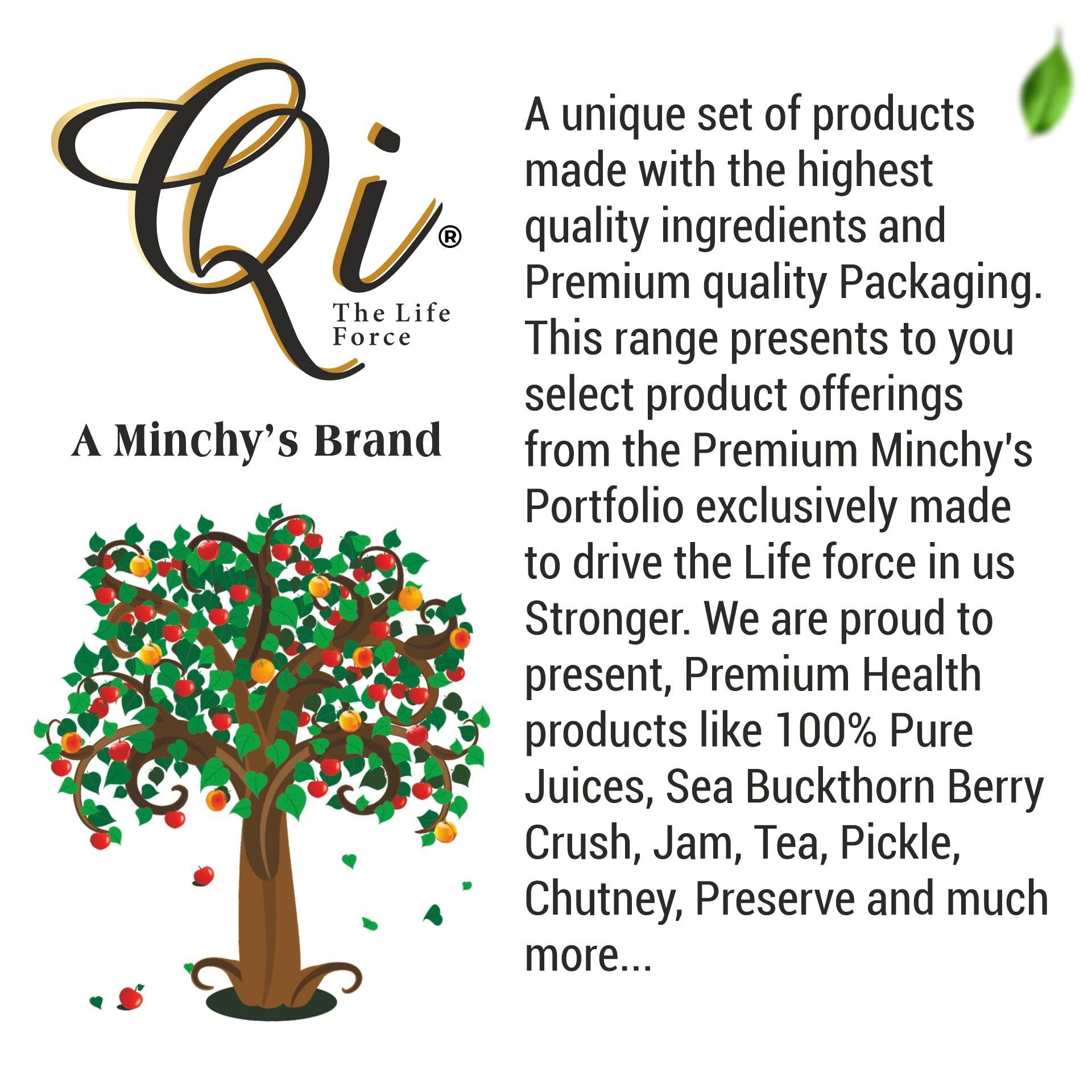 Minchy\'s Minchy\'s - Qi Aam Chutney, Mango Chutney, 300gm | No Preservatives, All Natural Chutney (Aam Chutney)