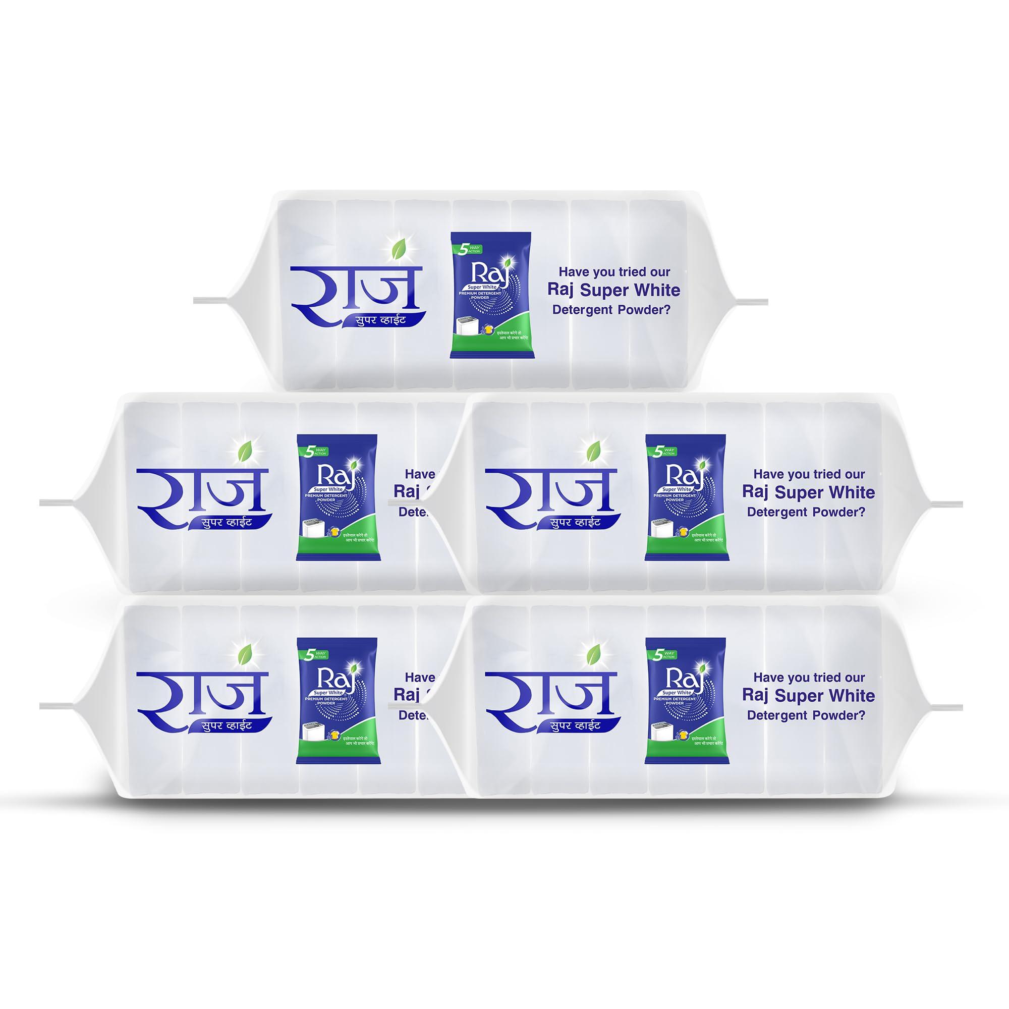 RAJ SUPER WHITE Raj Super White Laundry Soap Bar, 3.5 kg (Pack of 35 x 100g)
