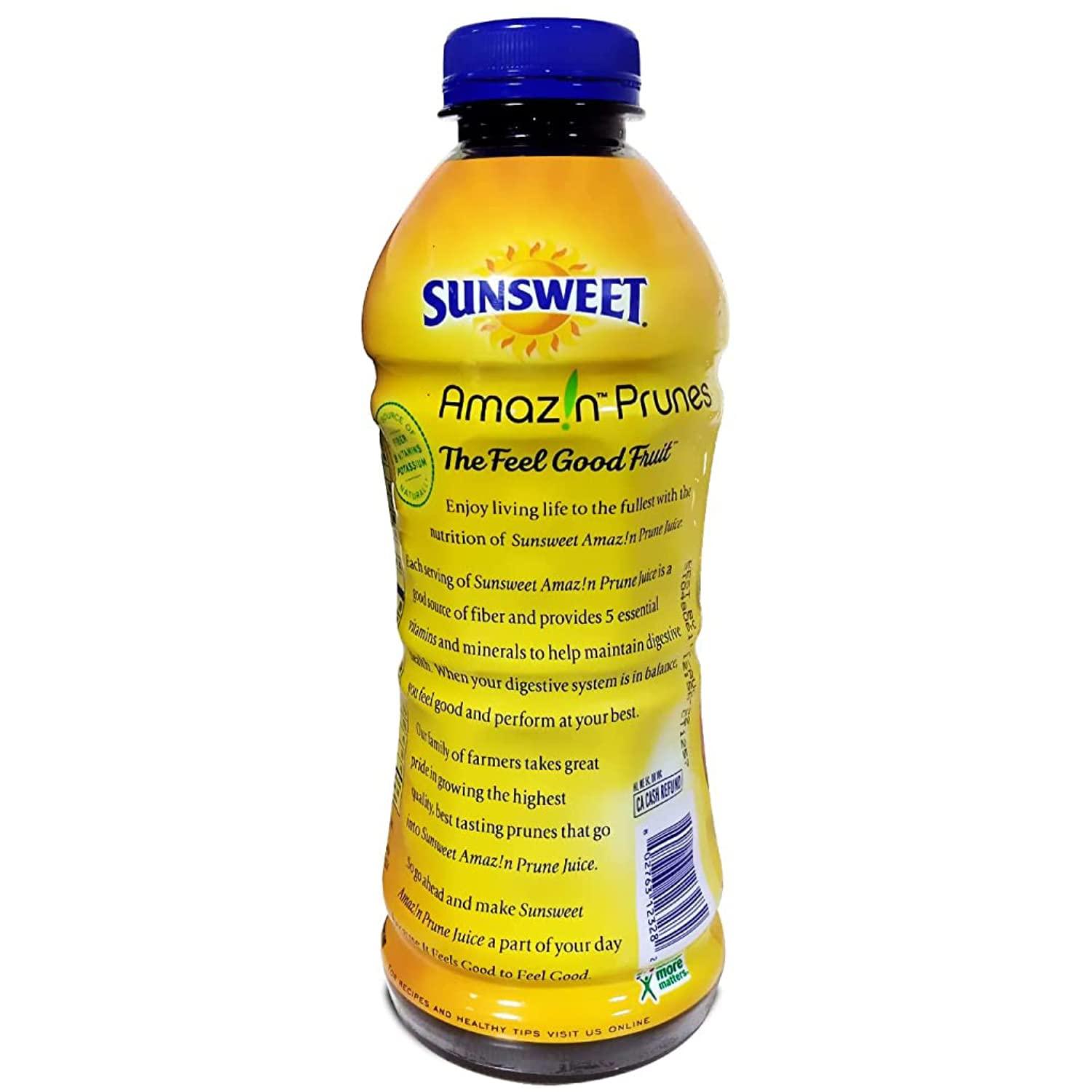Sunsweet Sunsweet Amazin Prune Juice, 32 fl oz / 946 ml, Yellow & Blue