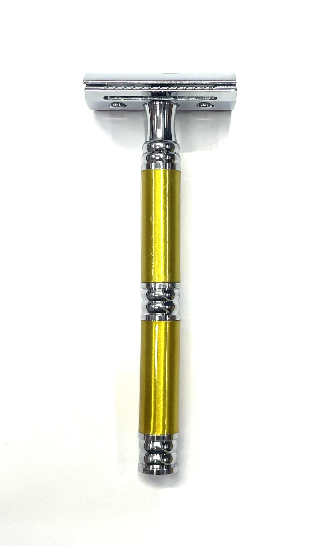 Tinku Tinku Double Edge Brass Safety Razor (T108-CC) Close Comb