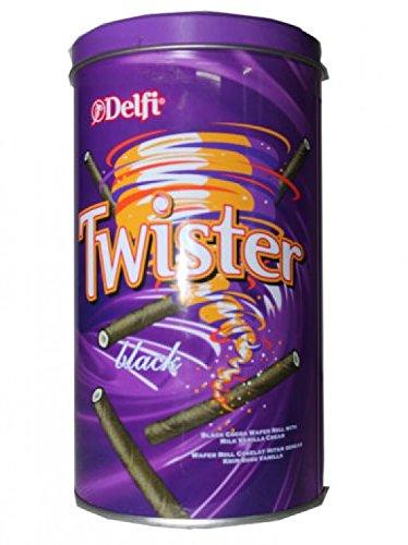 Delfi Twister Delfi Twister Chocolate Wafer Roll with Vanilla Cream, Clear, 320 g