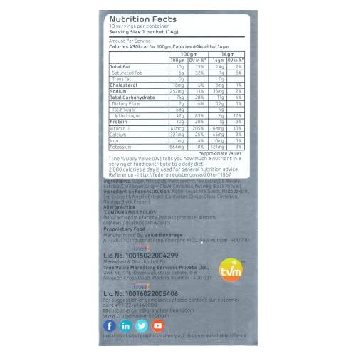 GranulesnBeans Granules n Beans Masala Chai Instant Tea Premix - (10 Sachet x 14g = 140g) (Pack of 3)